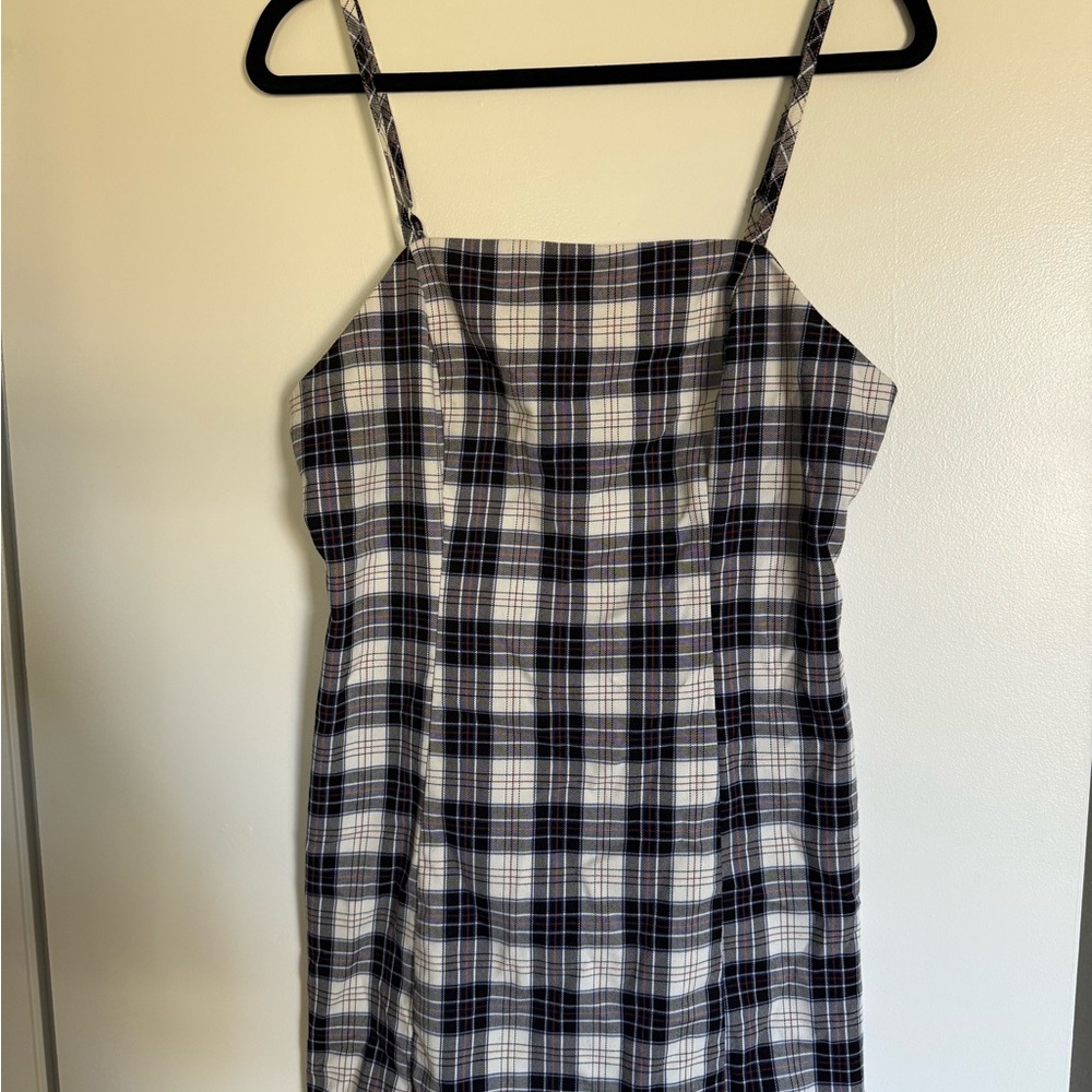 Empyre Black and White Slip Mini Dress